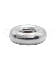 Donut 8mm con anello 2,7mm Argento 925