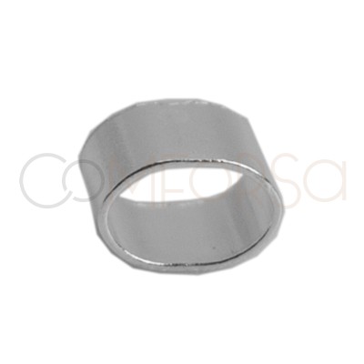 Chafa de tubo 2.5 x 2mm Plata chapada en oro