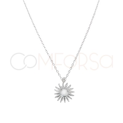 Collana sole argento 925