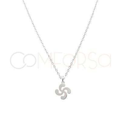 Collana Lauburu argento 925 placcato oro