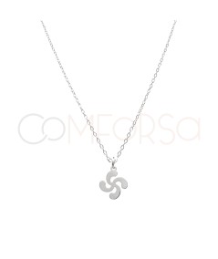 Collana Lauburu argento 925 placcato oro