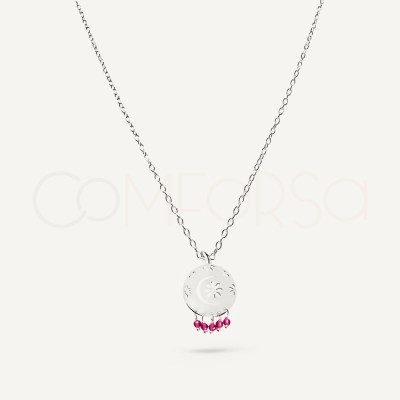 Collana arabio rosa argento 925