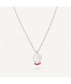 Collana arabio rosa argento 925