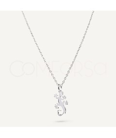 Collana salamandra argento 925