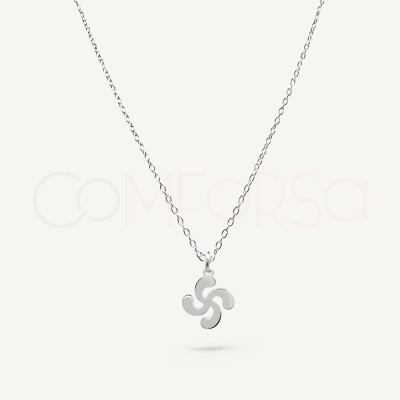 Collana Lauburu argento 925