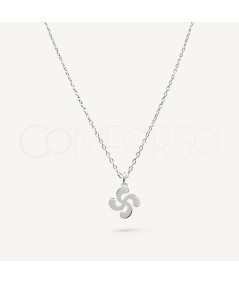 Collana Lauburu argento 925