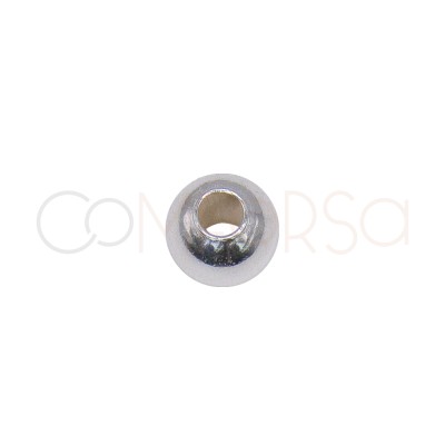 Sfera liscia 3 mm argento 925