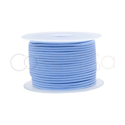 Elastico azzurro chiaro 2 mm