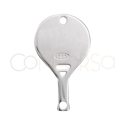 Distanziatore racchetta padel 9 x 16 mm argento 925