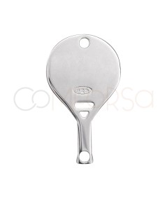 Distanziatore racchetta padel 9 x 16 mm argento 925