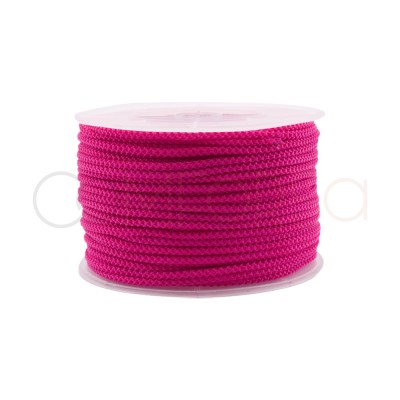 Corda da paracadute rosa intenso 2 mm