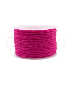 Corda da paracadute rosa intenso 2 mm