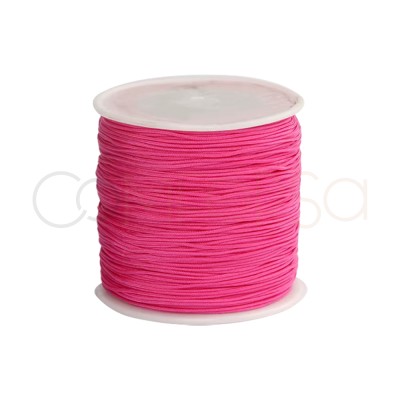 Nylon intrecciato rosa intenso 0,8 mm