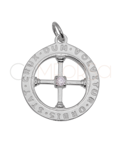 Ciondolo amuleto Croce 18 mm Argento 925
