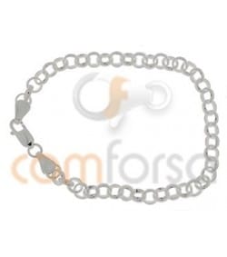 Pulseira 18cm elo português