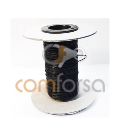 Couro preto 1 mm qualidade premium