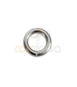 Argola aberta 10 mm prata 925