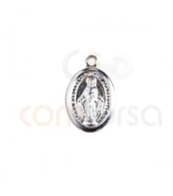 Pingente Nossa Senhora 7 x 11 mm prata 925